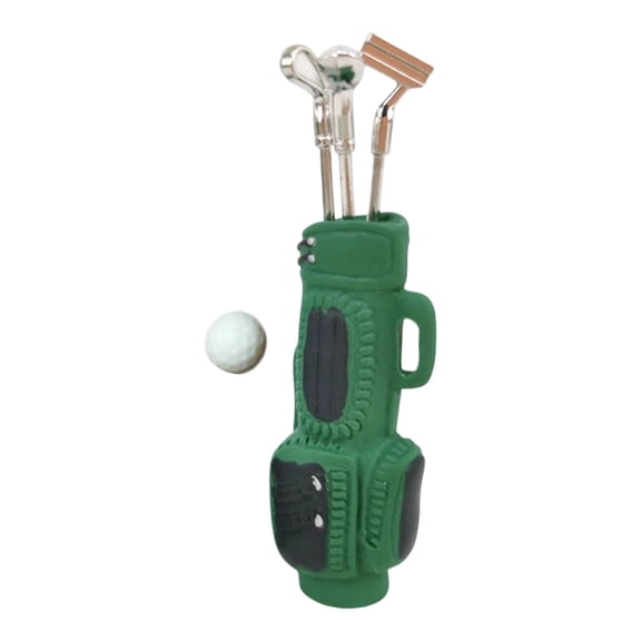 Life Like Golf Set Scene Setting Props With Golf Miniature Accessories For Kids Interactive Fun Doll House Decors