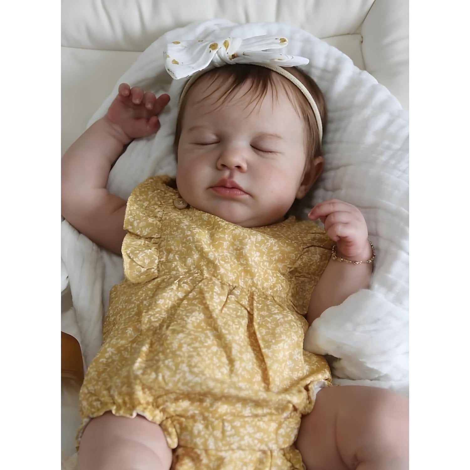 Life Like Reborn Baby Dolls - 20 Inch Sleeping Soft Coth Body Reborn Doll,  Real Life Newborn Baby Doll with Accessories for 3+ Year Old Kids Gifts