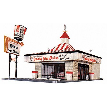 Life-Like Trains HO Scale Building Kits - Kentucky Fried Chicken Drive-in