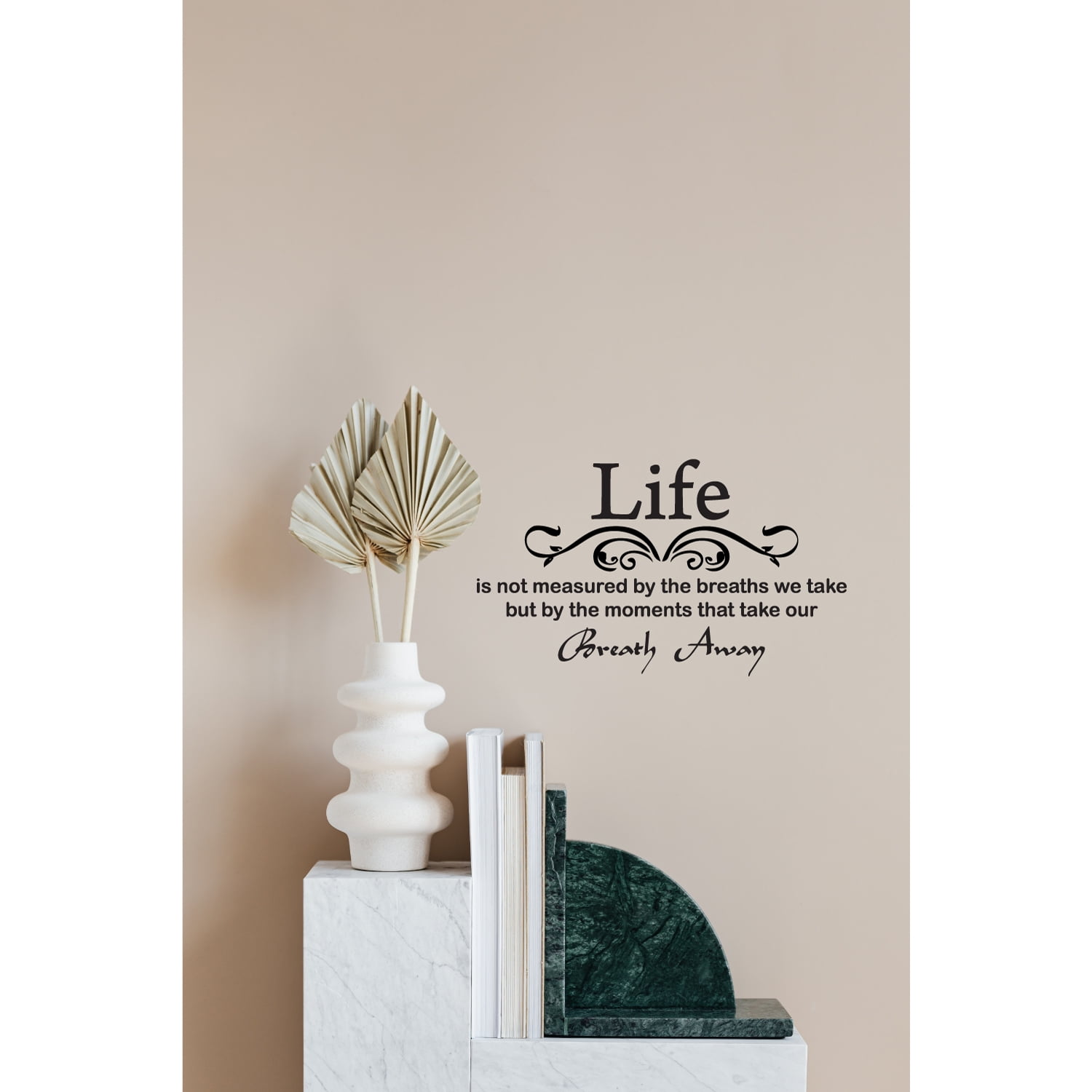 Life is Not Measured Vinyl Wall Decal - Inspirational Quote Art for Living  Room, Bedroom, Office Easy to Apply, Removable Durable Uplifting \u0026 Stylish  Motivational Home Decor for Positive Atmosphere - Walmart.com, image size:1500x1500