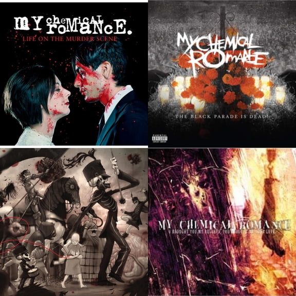 Life On The Murder Scene & Black Parade Is Dead! & Black Parade (X) (Picture Disc) & I Brought You My Bullets You Brought Me Your Love [LP Vinyl Bundle]
