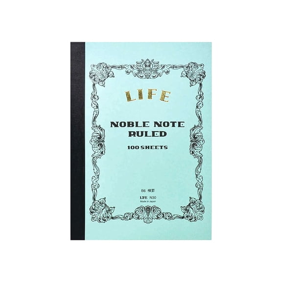 Life Noble Notes Bound On Side Stitched Notebooks: 5 in x 7 in. (Blue Cover, Lined Pages)