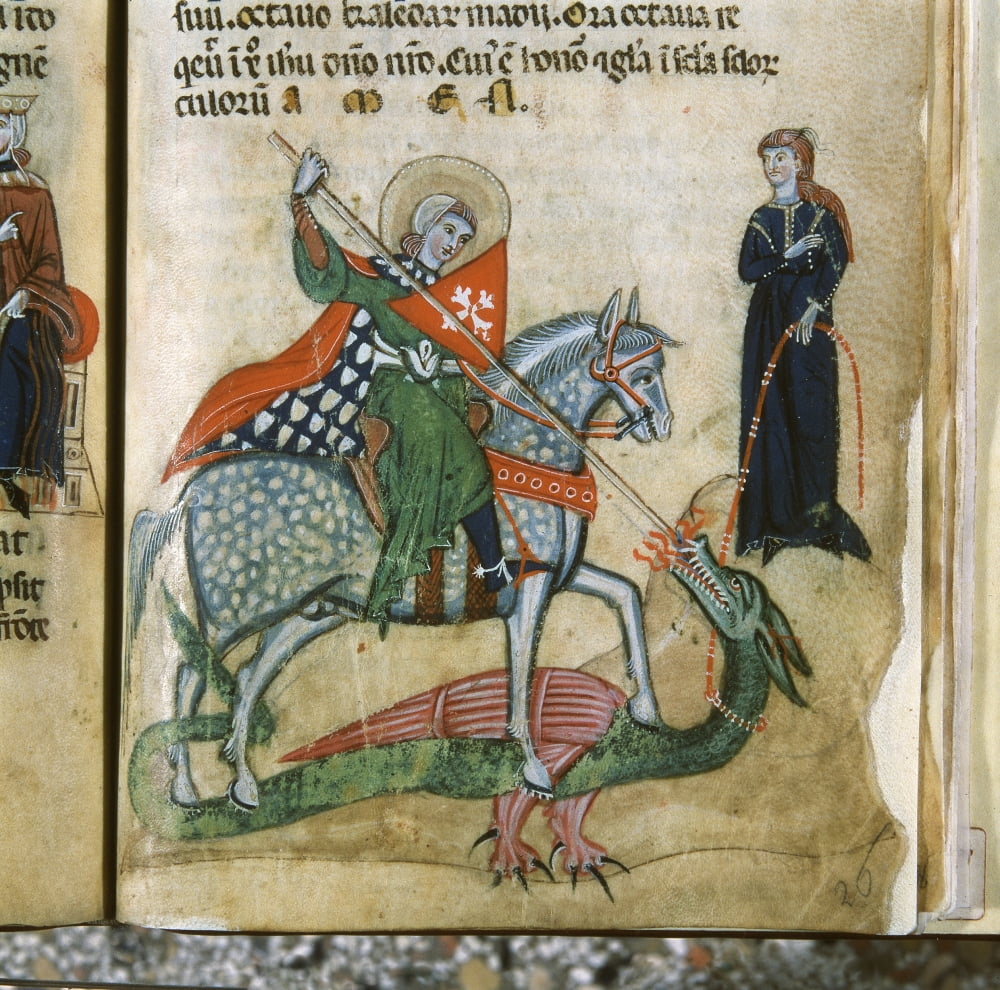 Life Of St George And St Margaret Canvas Art - (24 x 18)