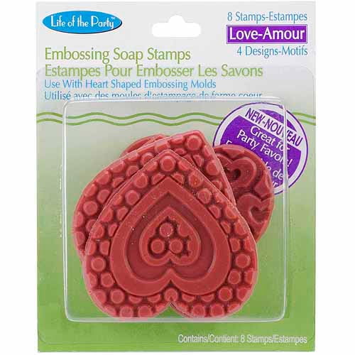 Life Of The Party Soap Embossing Stamp Assortment, 8pk