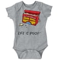 thumbnail image 1 of Life Poop Out Of Cookies Crackers Romper Boys or Girls Infant Baby Brisco Brands 18M, 1 of 6