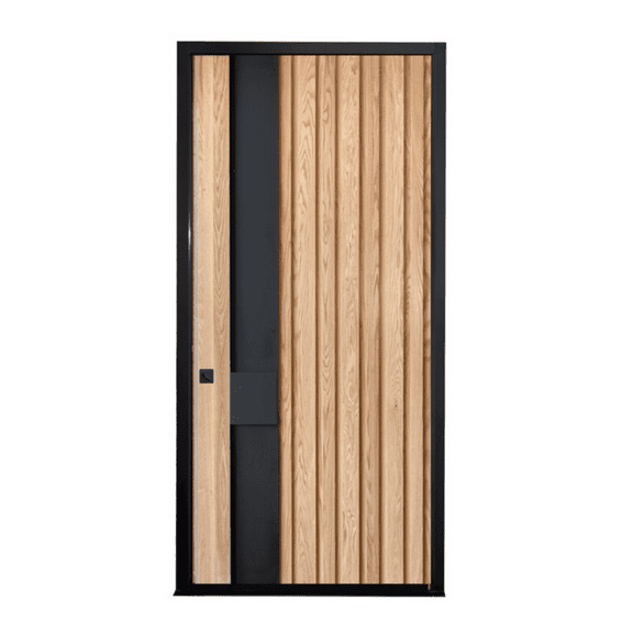 Life Products Oak Custom Door - Left Opening - 36x80in