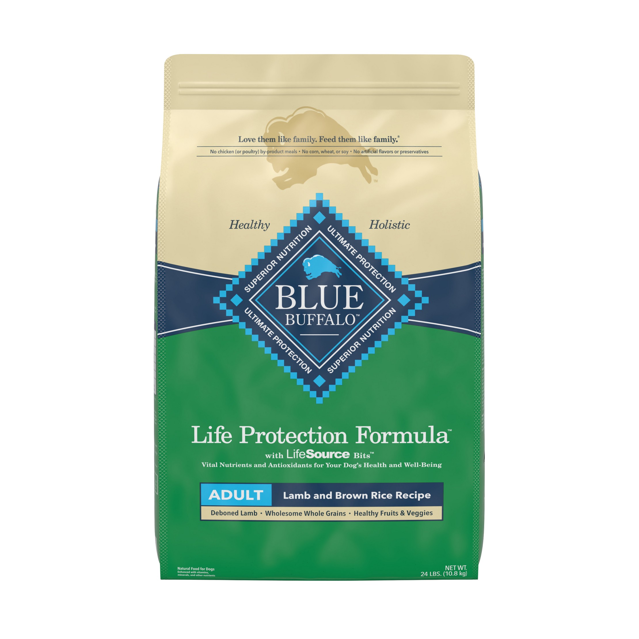 Life Protection Formula Natural Adult Dry Dog Food with Lamb and Brown