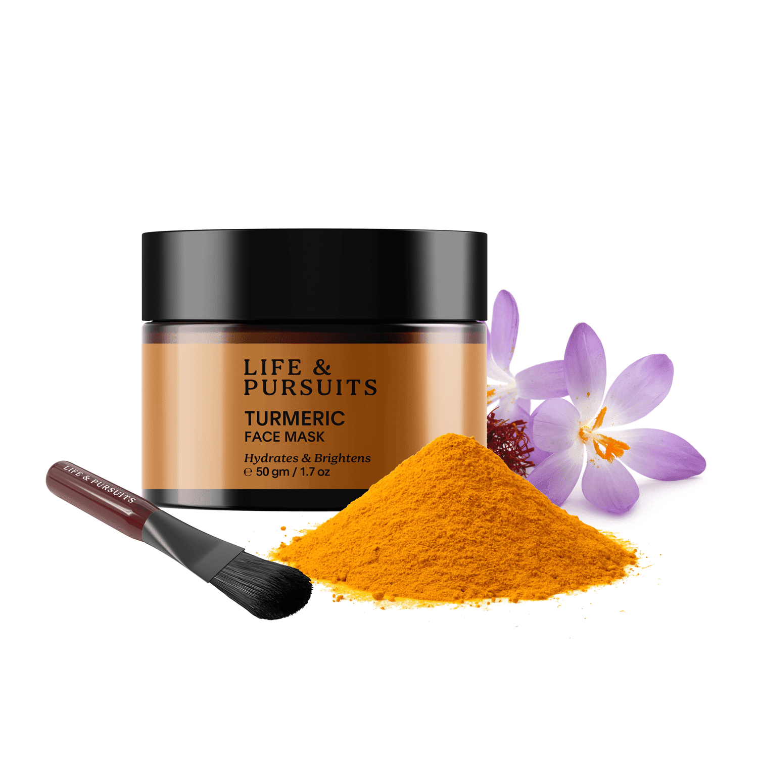 Life & Pursuits Turmeric Face Mask 1.7 fl oz Brightening Clay Facial