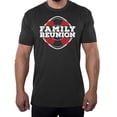 thumbnail image 1 of Life Raft- Family Reunion Men's T-shirts - Charcoal MH200FAM S24 4XL, 1 of 2
