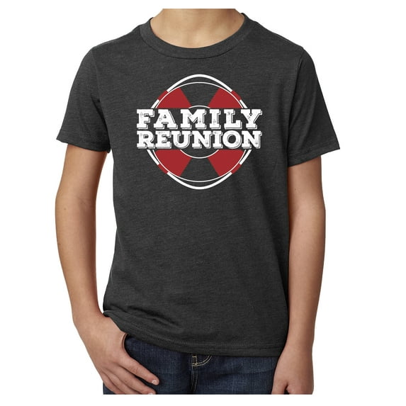 Life Raft- Family Runion youth T-shirts - Charcoal MH200YFAM S24 XL
