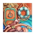 thumbnail image 1 of Life Raft Rescue. - Canvas, 1 of 25