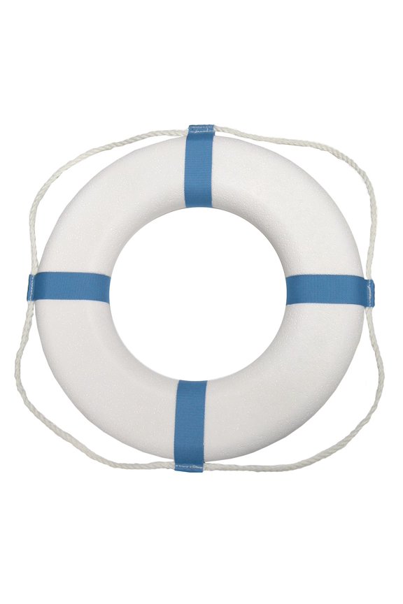 Life Ring 24 In. Diameter, Styrofoam