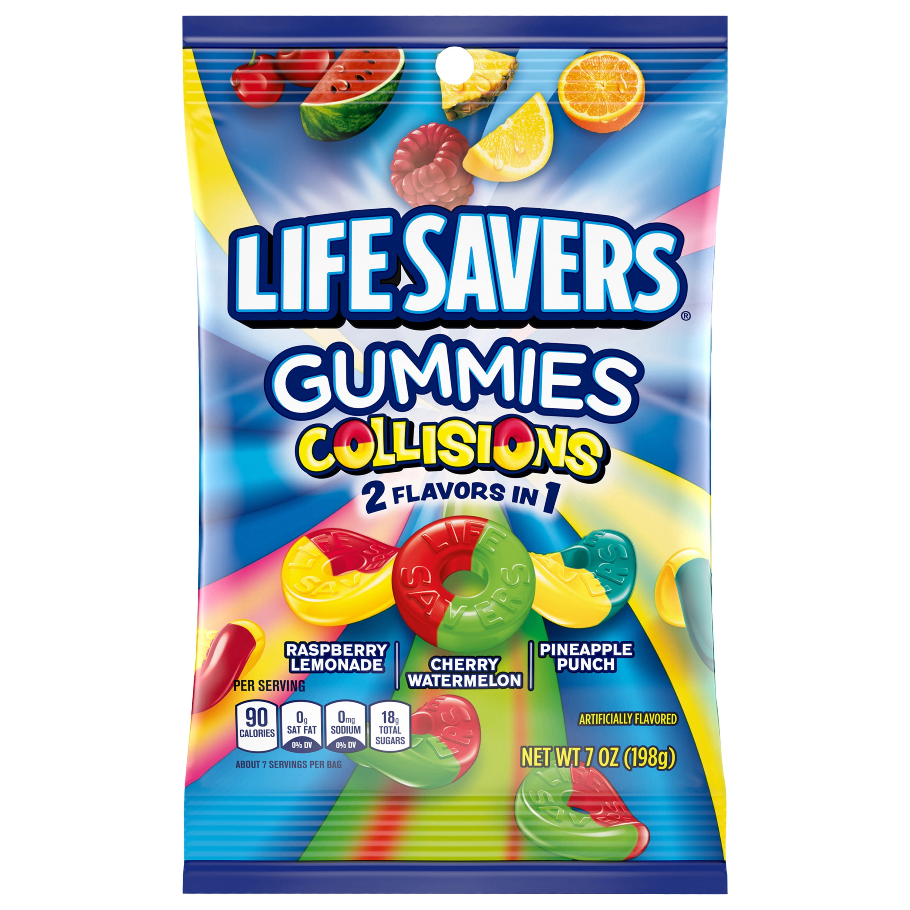 Life Savers Collisions Gummy Candy 7 oz Bag
