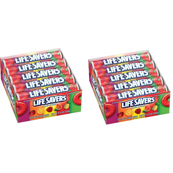 Life Savers Five Flavors Hard Candy, 1.14 Ounce (Pack of 20)-SET OF 3