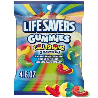 Life Savers Gummies Collisions Gummy Candy Fruit Mix - 4.6 oz Bag
