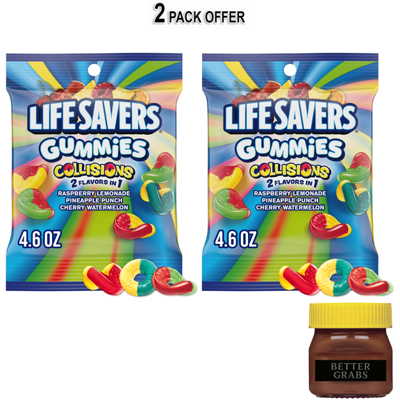 Life Savers Gummies Collisions Gummy Candy Fruit Mix - 4.6 oz