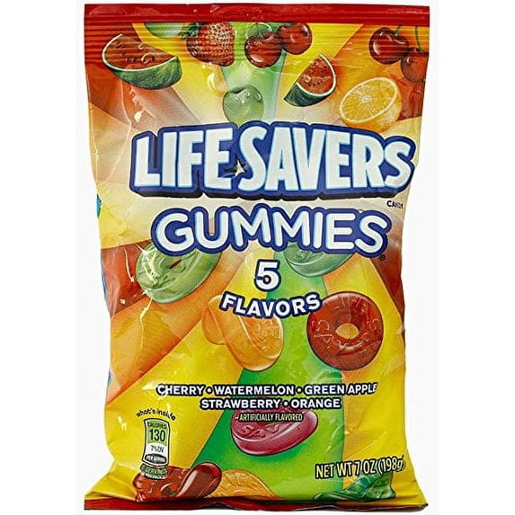 Life Savers Gummies Five Flavors, 7 ounce -- 12 per case