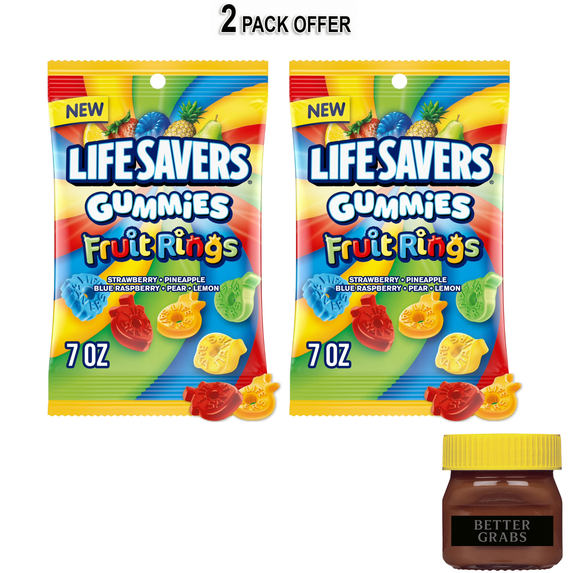 Life Savers Gummies Fruit Rings Gummy Candy - 7 oz