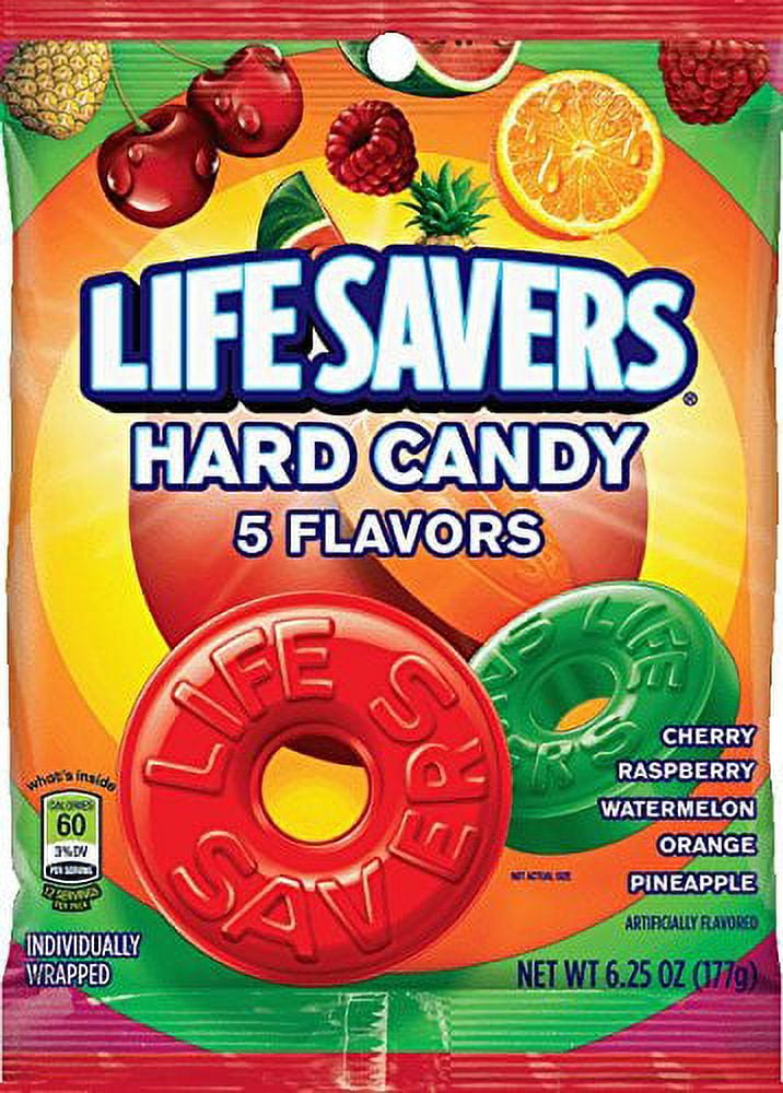 Life Savers Hard Candy 5 Flavors 6.5 oz. (Pack of 4)