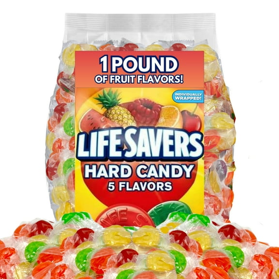 Life Savers Hard Candy 5 Flavors, Individually Wrapped, Bulk Value Pack - 5 lb