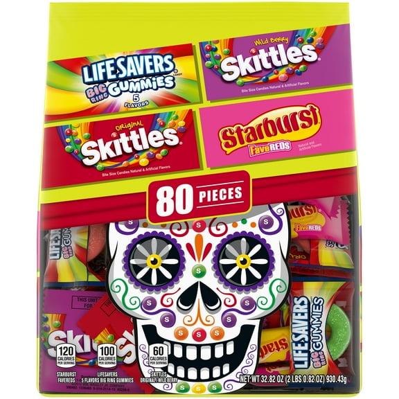 Life Savers, Skittles & Starburst Halloween Candy Assortment - 32.82 oz