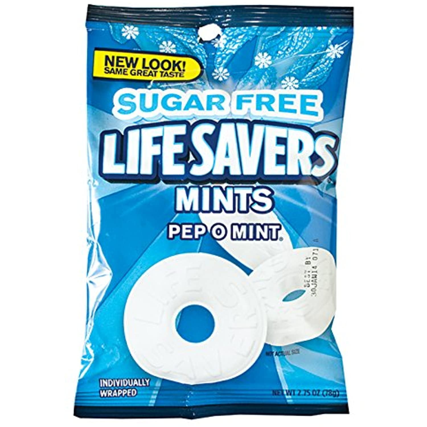 Life Savers Sugar Free Pep O Mint Mints 2.75 Oz