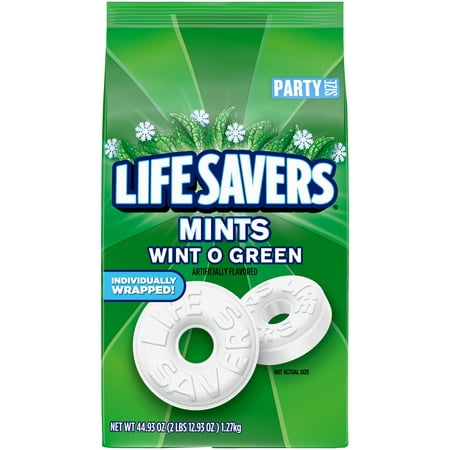 Life Savers Wint-O-Green Breath Mint Hard Candy, Party Size - 44.93 oz