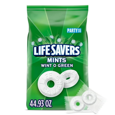 Life Savers Wint-O-Green Breath Mint Hard Candy, Party Size - 44.93 oz