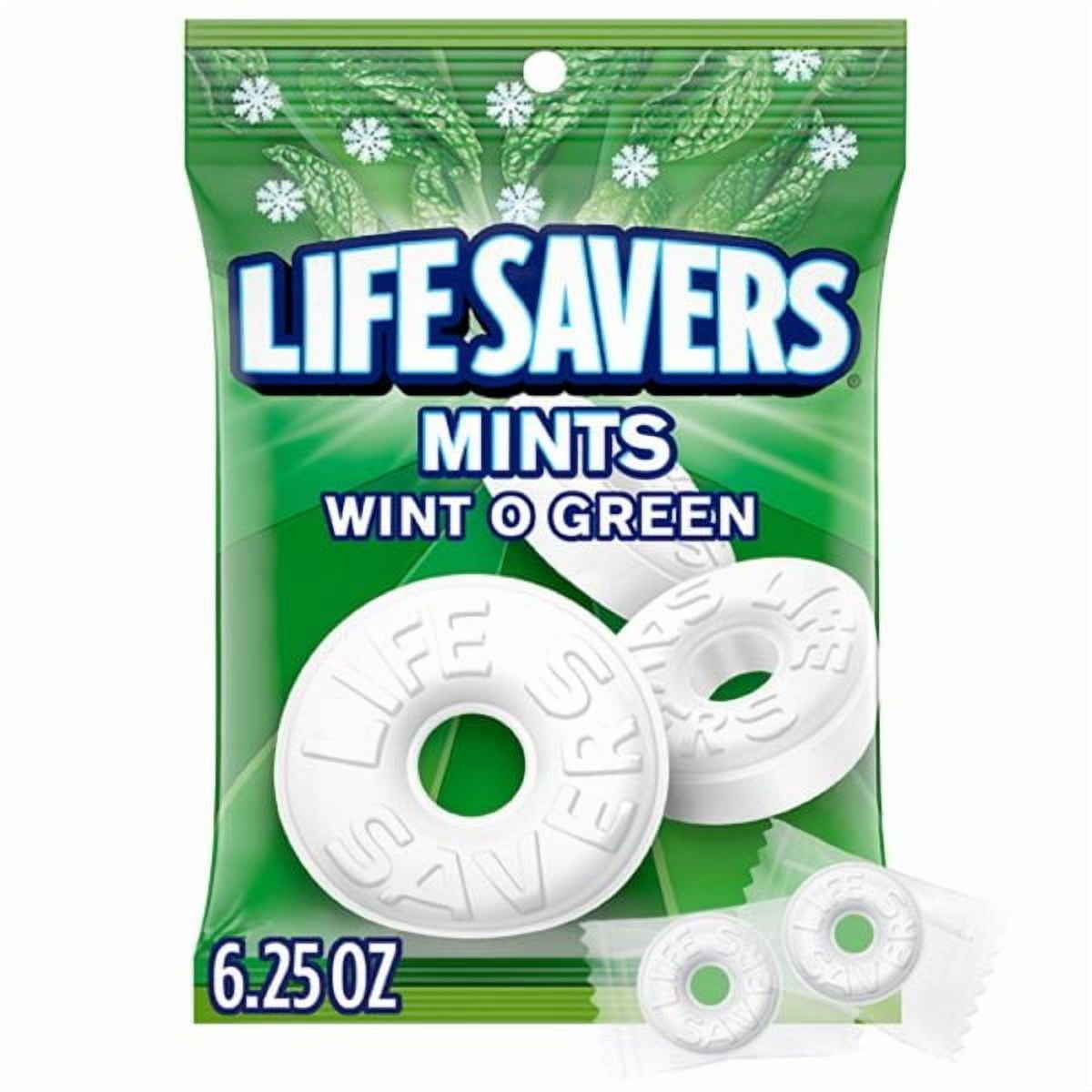 Life Savers Wint-O-Green Breath Mints Hard Candy - 6.25 oz Bag