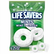 Life Savers Wint-O-Green Breath Mints Hard Candy Bag 6.25 oz