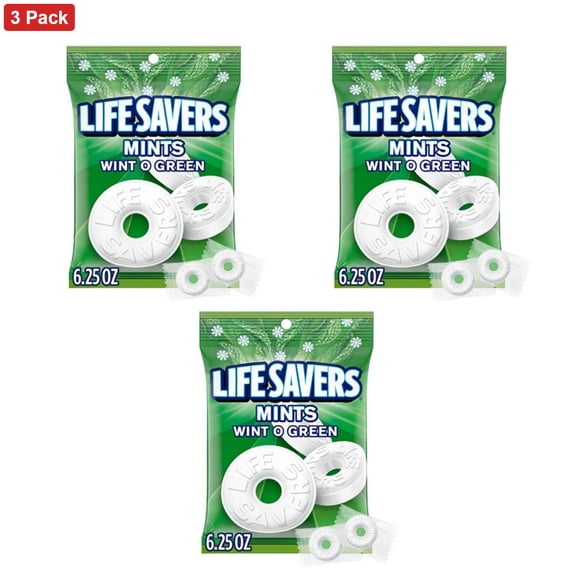 Life Savers Wint-O-Mint Hard Candies Breath Mints - 6.25oz