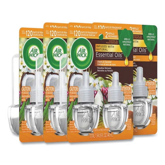 Life Scents Scented Oil Refills, Paradise Retreat, 0.67 Oz, 2/pack | Bundle of 10 Packs