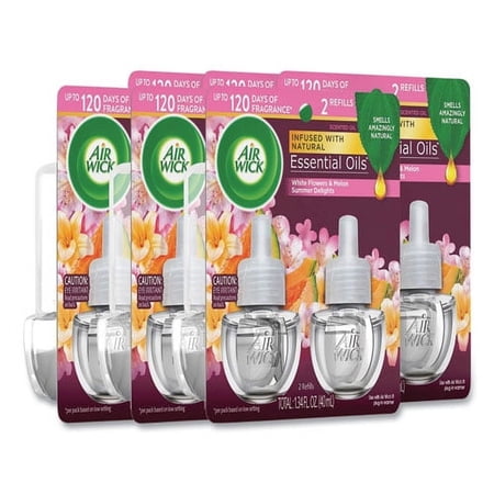 Life Scents Scented Oil Refills, Summer Delights, 0.67 Oz, 2/pack | Bundle of 5 Packs