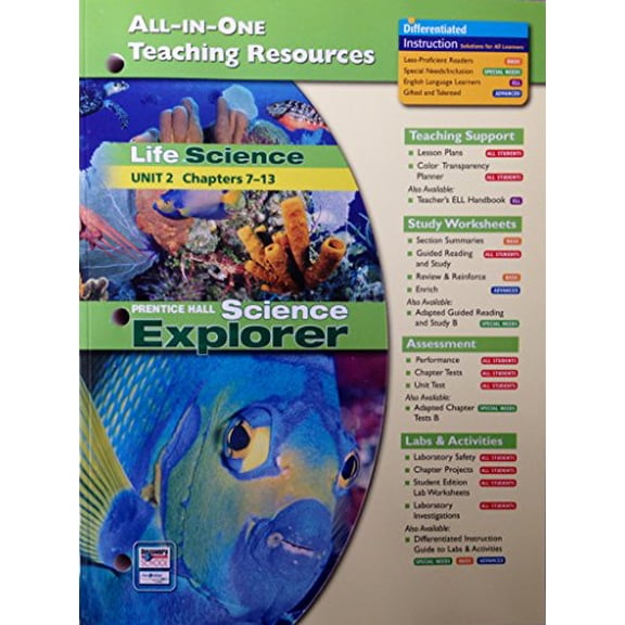 Pre-Owned Life Science: All-In-One Teaching Resources (Unit 2 Ch. 7-13) Paperback