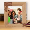 thumbnail image 1 of Life Should Be Lived With A Smile On Your Face Personalized Wooden Frame 8" x 10" Brown (Vertical), 1 of 1