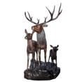 thumbnail image 1 of Life Size Bronze Deer Family Sculpture for Outdoor Display 48" x 50" x 81"H, 1 of 10