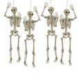 thumbnail image 1 of Life Size Posable Skeleton Halloween Decorations, Home Decor, Halloween, 4 Pieces, 1 of 4