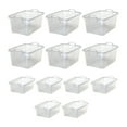 thumbnail image 1 of Life Story 14 Qt Plastic Box (6 Pack) w/ 55 Qt Storage Container (6 Pack), 1 of 8