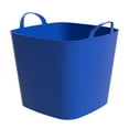 thumbnail image 1 of Life Story 26 Quart Flexi Tub, Versatile Storage Tote Home Organizer with Handles, Blue, 1 of 7
