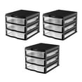 thumbnail image 1 of Life Story 3 Drawer Stackable Shelf Organizer Storage Drawers (3 Pack), 1 of 8