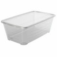 thumbnail image 1 of Life Story 6 Qt Rectangular Clear Plastic Protective Storage Shoe Box, 24 Pack, 1 of 5