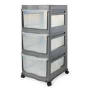 Plastic Drawer & Carts in Storage Containers | Gray - Walmart.com