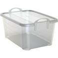 thumbnail image 1 of Life Story 55 Qt Stackable Storage Bin, Light Duty Lidded Container, Clear, 24 Pack, 1 of 9