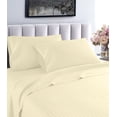 thumbnail image 1 of Home Sweet Home Dream LifeStyle Luxury Hotel Stripe 3-Piece 1200 Thread Count Ivory Stripe 100% Egyptian Cotton Sateen Sheet Set, Twin – Deep pocket, 1 of 5