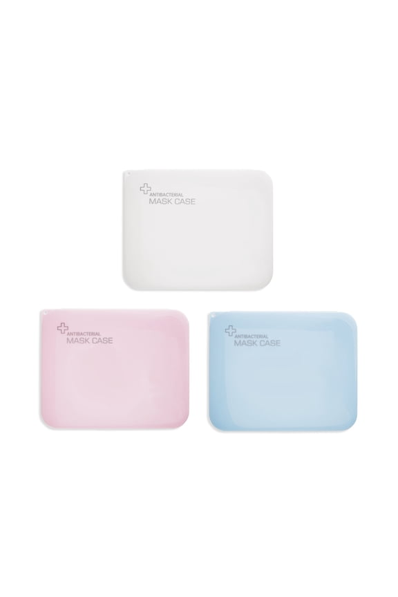 3 Pack Square Plastic Face Mask Holder