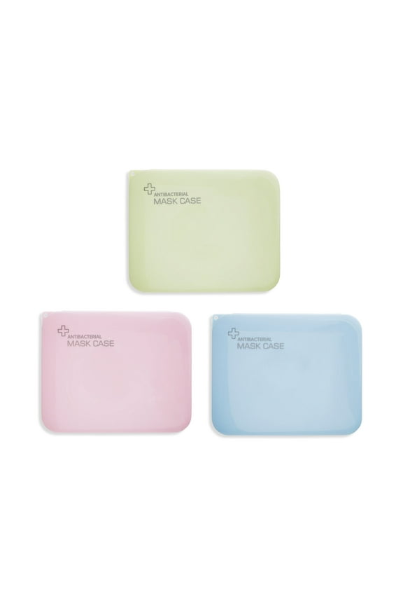 3 Pack Square Plastic Face Mask Holder