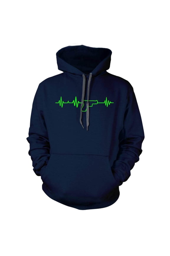 Life Support Gun Heartbeat Hoodie
