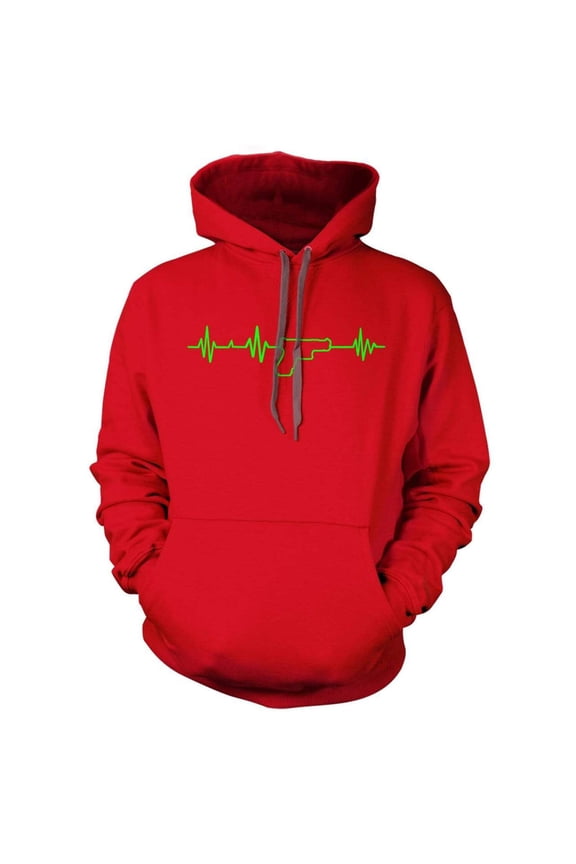 Life Support Gun Heartbeat Hoodie