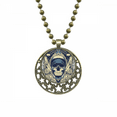 thumbnail image 1 of Life Taken Indian Skeleton Totem Pendant Star Necklace Moon Chain Jewelry, 1 of 3