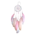 thumbnail image 1 of Life Tree Feather Dreamcatcher for Girls – Pink Dream Catcher Wall Hanging Decor for Bedroom, Nursery & Teen Room, 1 of 6